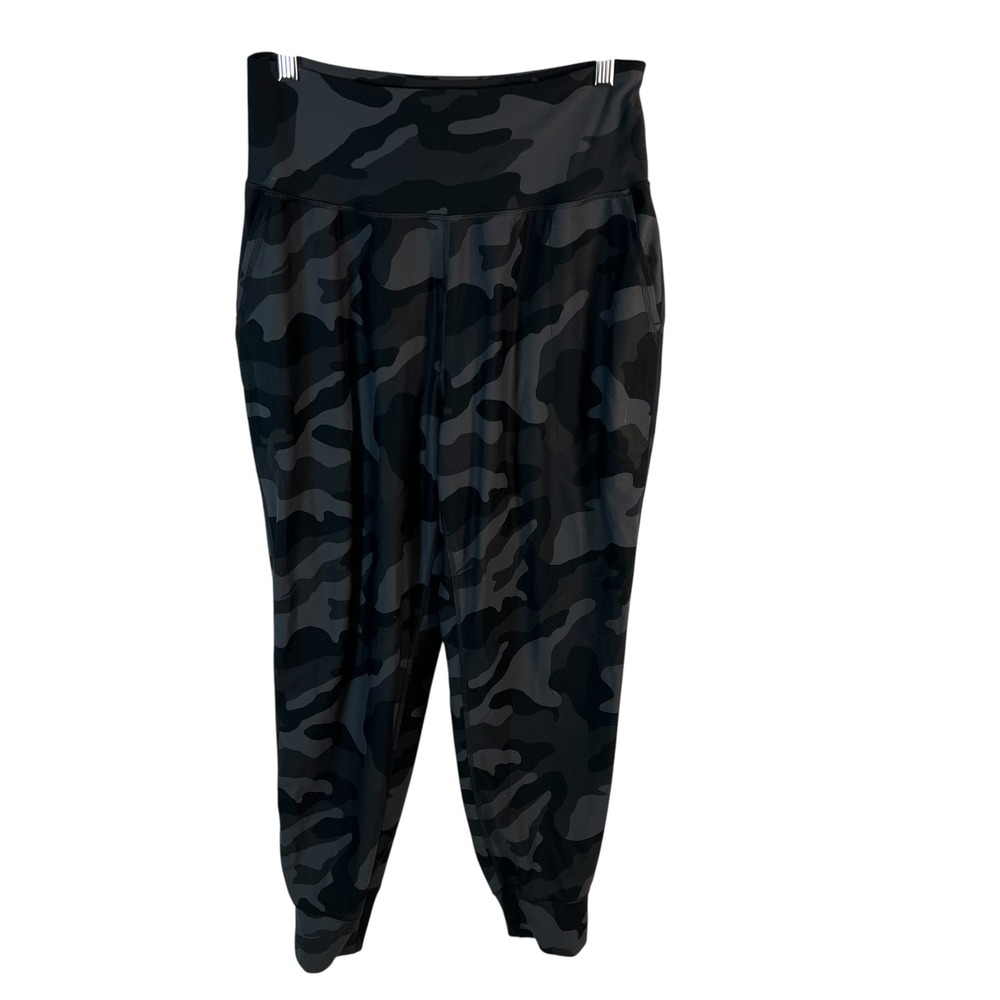Old Navy Active Elevate‎ Go-Dry Leggings Camo High Waisted Gray Black Joggers